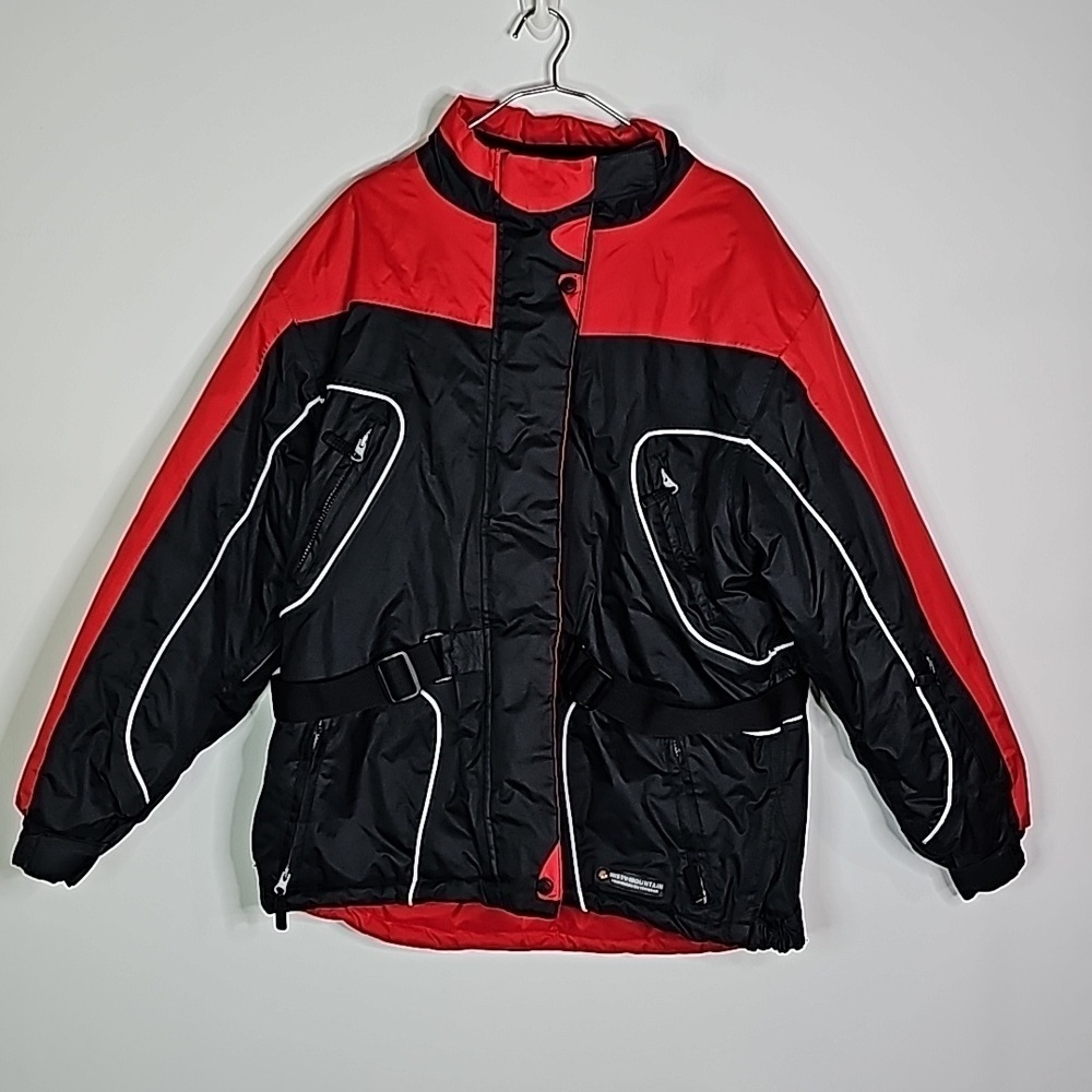 Misty Mountains XL red and black waterproof technical performance coat